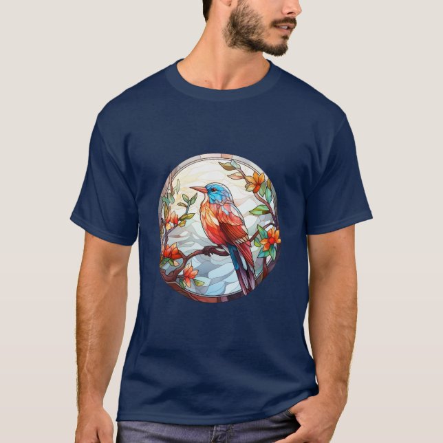 T-shirt Martin-pêcheur en verre doux (Devant)