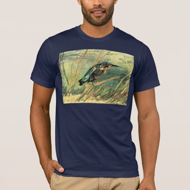 T-shirt Martin-pêcheur par Vincent van Gogh (Devant)