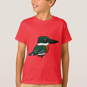 T-shirt Martin-pêcheur vert de Birdorable