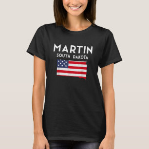 T-shirt Martin South Dakota USA State America Travel South