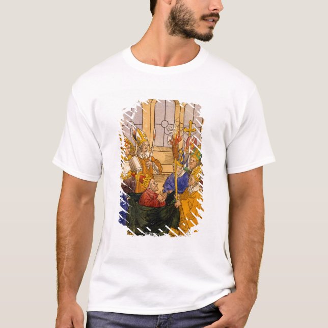 T-shirt Martin V est installée comme pape (Devant)