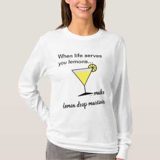 T-shirt Martini à la goutte de citron vert