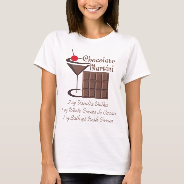T-shirt Martini au chocolat (Devant)