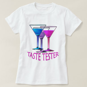 T-shirt Martini Cocktail Taste Tester Ladies Party