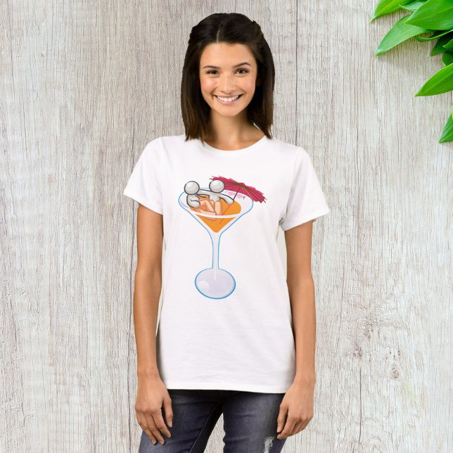T-shirt Martini romantique (Créateur téléchargé)