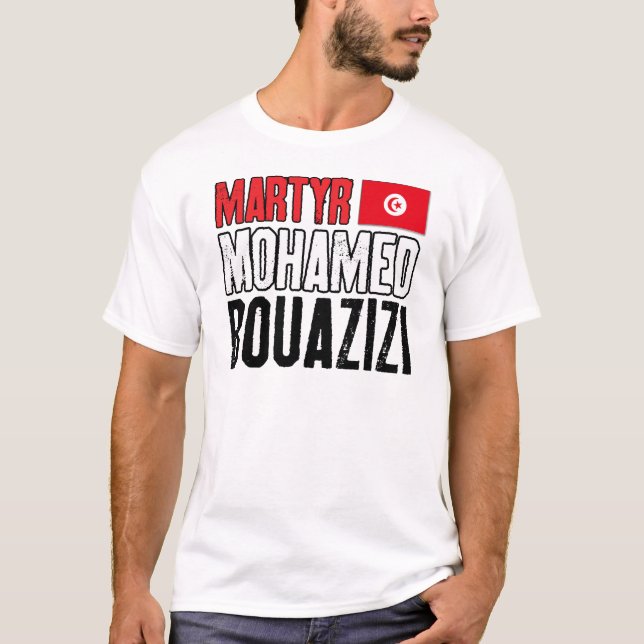 T-shirt Martyre Mohamed Bouazizi (Devant)