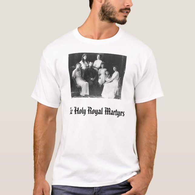 T-shirt Martyres royaux saints (Devant)