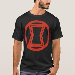 T-shirt Marvel Black Widow Simple Logo