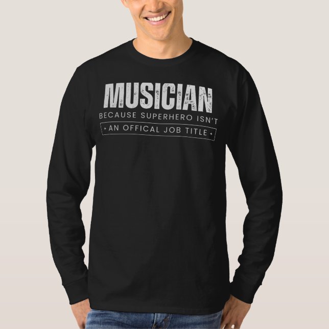 T-shirt Marvel Chuckkks mélodique : Musicien - Parce Que S (Devant)