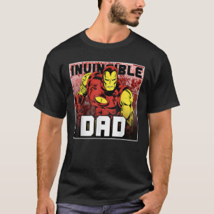 T-shirt Marvel Comics Classique Père Fer Fer Homme Invinc