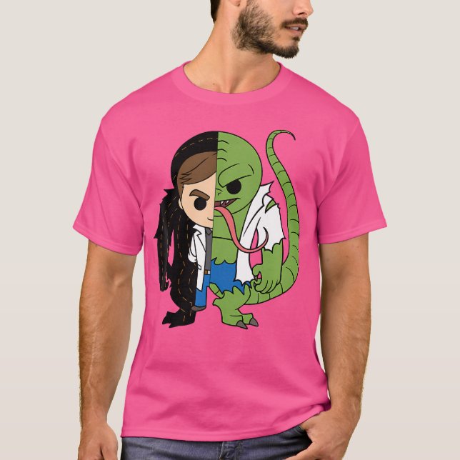 T-shirt Marvel Comics Retro Classic Lizard Dr Connors Chi (Devant)