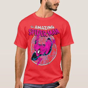 T-shirt Marvel Comics SpiderMan Vintage Balançant Toile Ac