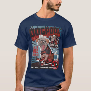 T-shirt Marvel Deadpool Wolverine Dogpool Doodle Bande Des