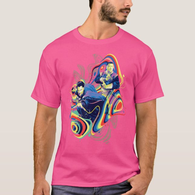 T-shirt Marvel Docteur Étrange Multivers De La Folie Psych (Devant)