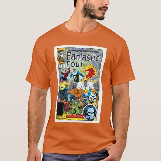 T-shirt Marvel Eclusive Fantastic Four Bande dessinée vint (Devant)