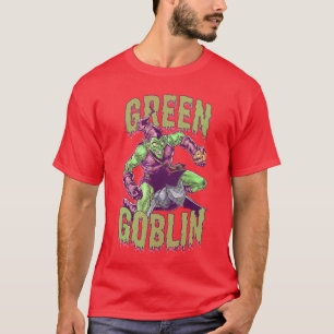 T-shirt Marvel Halloween Green Goblin Police de caractères
