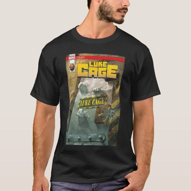 T-shirt Marvel Luke Cage Breakout Legacy Comic Cover girl (Devant)