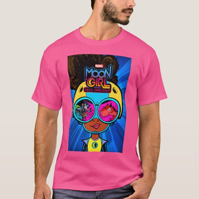 T-shirt Marvel Moon Girl Et Devil Dinosaur Goggets Good V (Devant)
