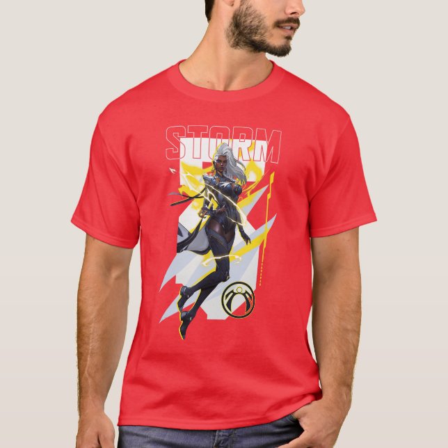 T-shirt Marvel Rivals Gamerverse Super Hero PVP XMen Storm (Devant)