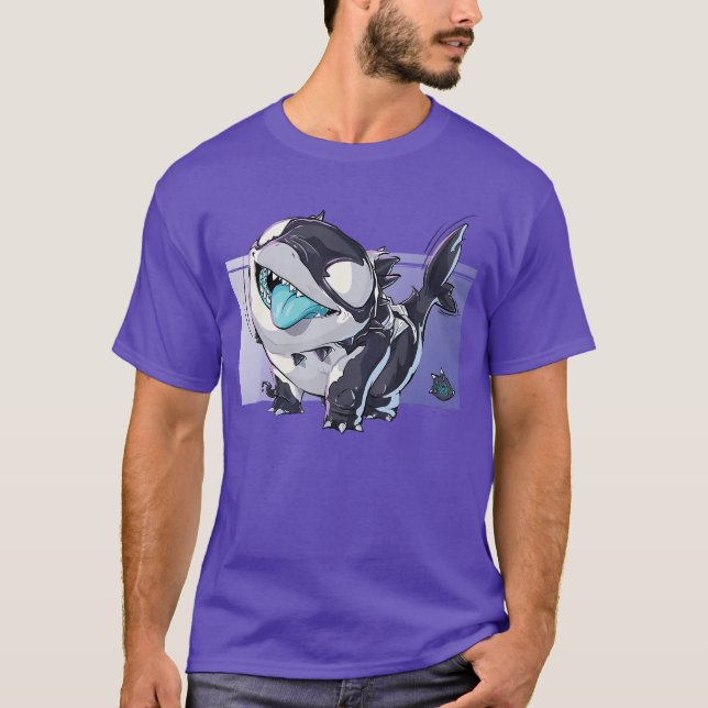 T-shirt Marvel Rivals Jeff Le Requin Terrestre Duo Dévoran (Devant)
