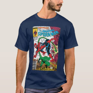 T-shirt Marvel SpiderMan Classique Rétro Bande Dessinée Sc