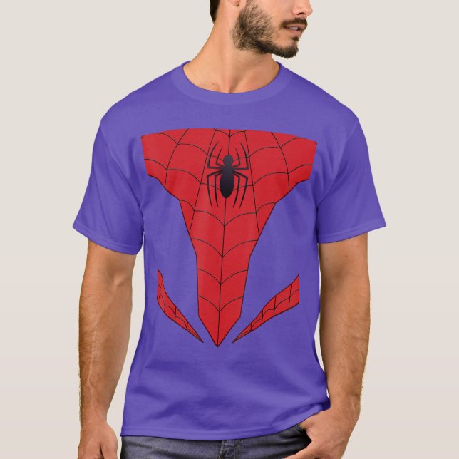 T-shirt Marvel SpiderMan Peter Parker Costume ami (Devant)