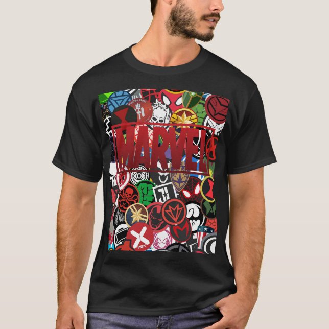 T-SHIRT MARVEL UNIVERSE (Devant)
