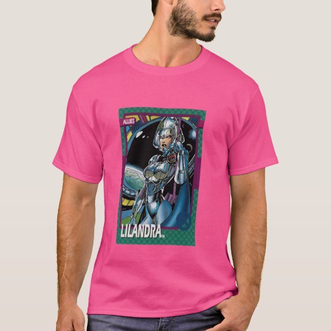 T-shirt Marvel X-Men Lilandra Epic Portrait Allies Carte V (Devant)