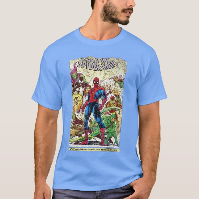 T-shirt Marvelhe Amazing SpiderMan Comic PremiumriBlend fu (Devant)