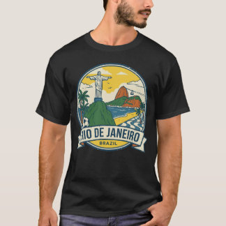 T-shirt Marvelous City: Rio Skyline, Beach & Football