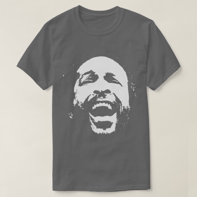 T-shirt Marvin Gaye et blanc (Design devant)