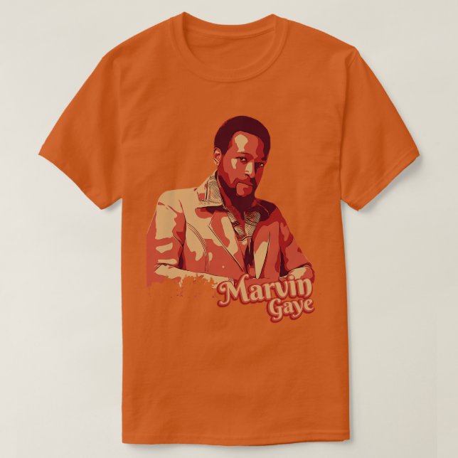 T-shirt Marvin gaye Style vintage (Design devant)