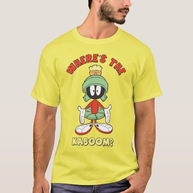 T-shirt MARVIN LE MARTIAN™ Où est le Kaboom ? (Devant)