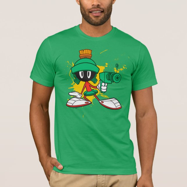 T-shirt MARVIN LE MARTIEN™ Avec un Laser (Devant)