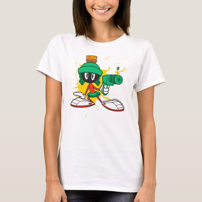 T-shirt MARVIN LE MARTIEN™ Avec un Laser (Devant)
