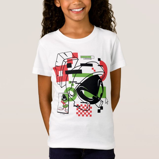 T-Shirt MARVIN THE MARTIAN™ Glitch (Devant)