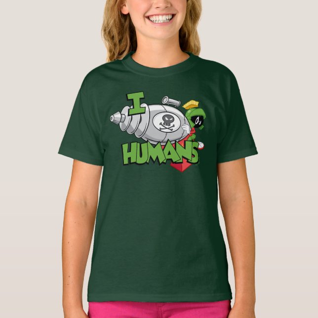 T-shirt MARVIN THE MARTIAN™ I Laser Humains (Devant)