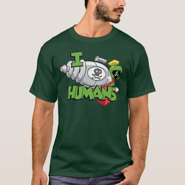 T-shirt MARVIN THE MARTIAN™ I Laser Humains (Devant)