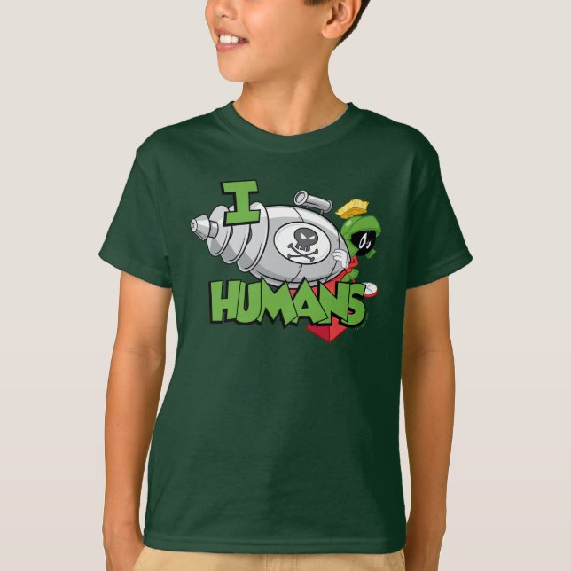 T-shirt MARVIN THE MARTIAN™ I Laser Humains (Devant)