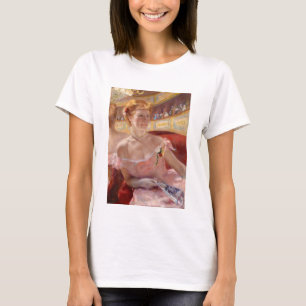 T-shirt Mary Cassatt - Femme avec collier de perle dans un