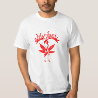 Mary Jane Puff Pass OEuvre d'art féminine rouge