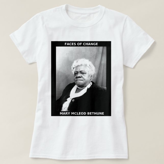 T-shirt Mary McLeod Bethune (Design devant)
