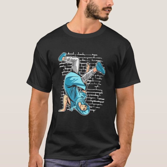 T-shirt Mary mère de Jésus Breakdancing   Breakdance Hip (Devant)