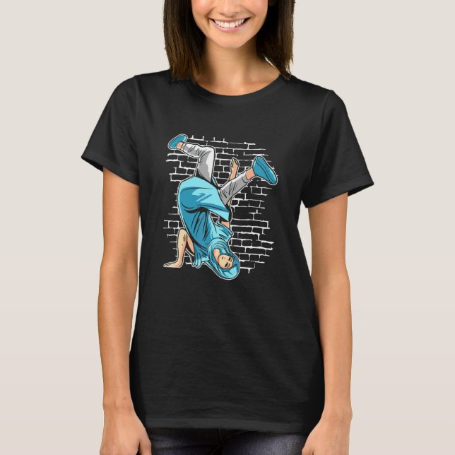 T-shirt Mary mère de Jésus Breakdancing   Breakdance Hip (Devant)