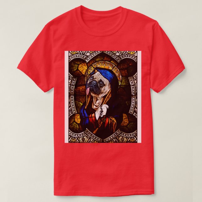 T-shirt Mary Pug (Design devant)