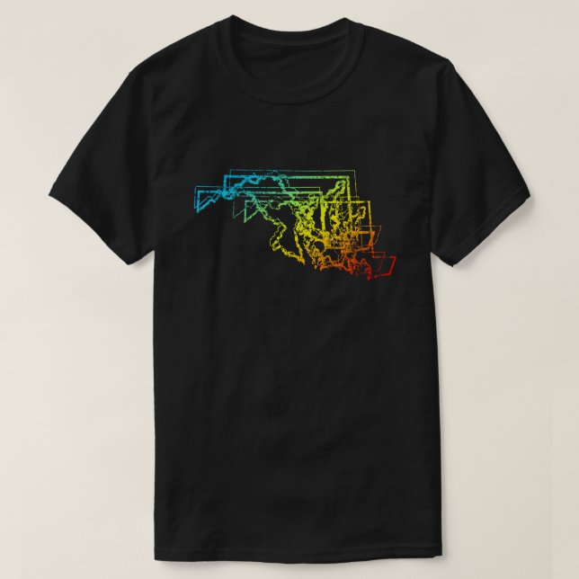 T-shirt maryland chill flou (Design devant)