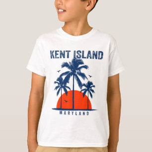 T-shirt Maryland Kent Island Océan Surf Surfboard 