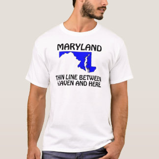 T-shirt Maryland - Ligne mince entre le ciel et ici