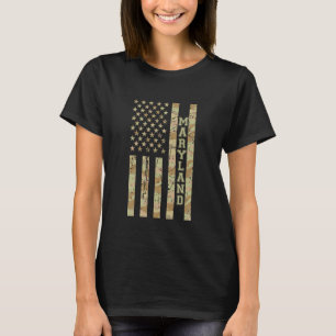 T-shirt Maryland Old Line State Chesapeake Bay Désert Camo