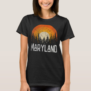 T-shirt Maryland Retro Style Vintage les années 70 80s Hom